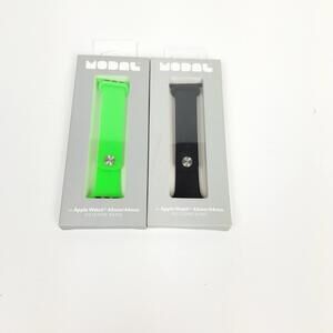 Modal Silicone Band for Apple Watch  42,‎ 44 mm Black/Green